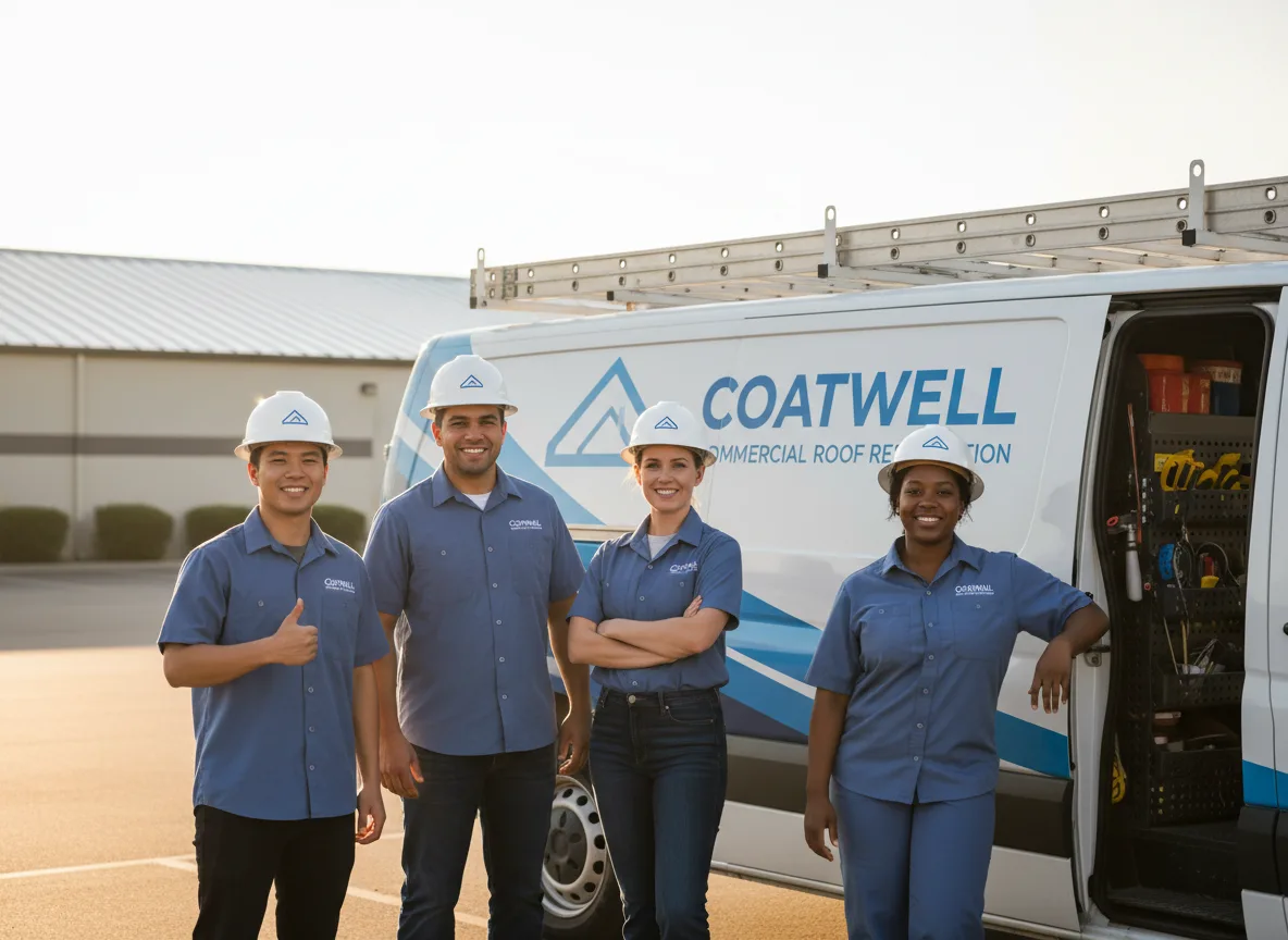 Commercial roof coating company in Mayer, MN